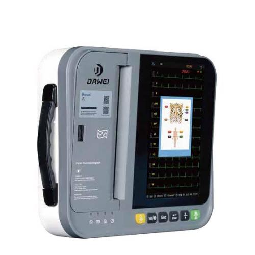 DE12A Portable 12 Channel 12 Lead ECG Machine